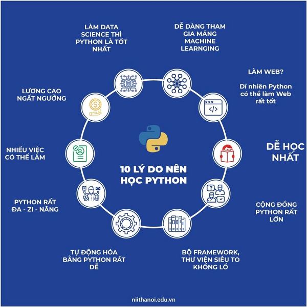 Python có ưu nhược điểm gì? Nên học Python ở đâu?