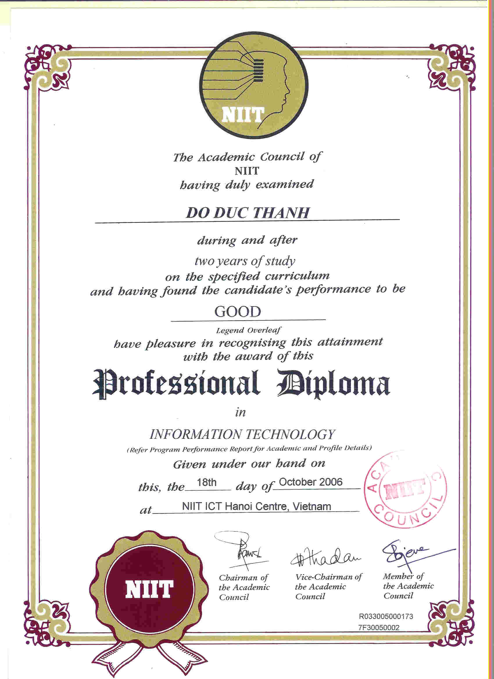 Bằng và chứng chỉ tại ICT có giá trị như nào sau khi học xong