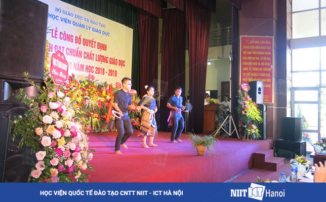 NIIT-ICT Hà Nội tham dự Lễ Công bố quyết định công nhận đạt chuẩn chất lượng và Khai giảng năm học mới 2018-2019-5