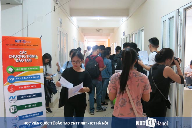 NIIT - ICT Hà Nội tham dự ngày hội hướng nghiệp tại trường ĐH Khoa học tự nhiên 7