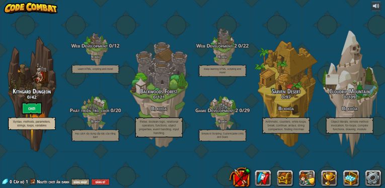 Game Lập trình: CodeCombat