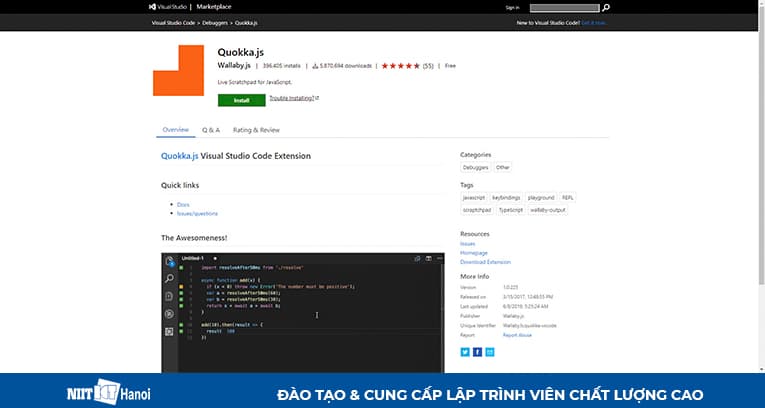 Extension hữu ích trên VS Code dành cho lập trình Javascript - Quokka.js