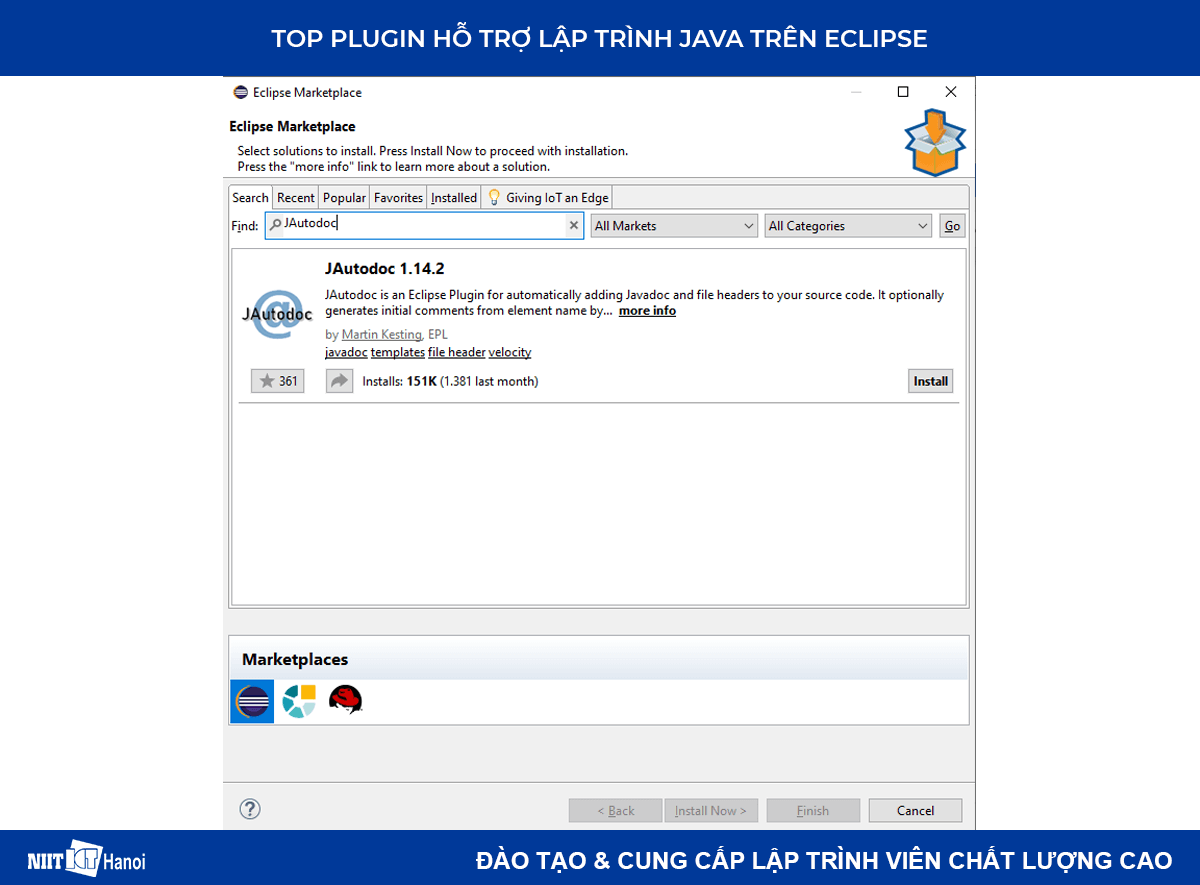 Plugin hỗ trợ lập trình Java trên Eclipse: JAutodoc