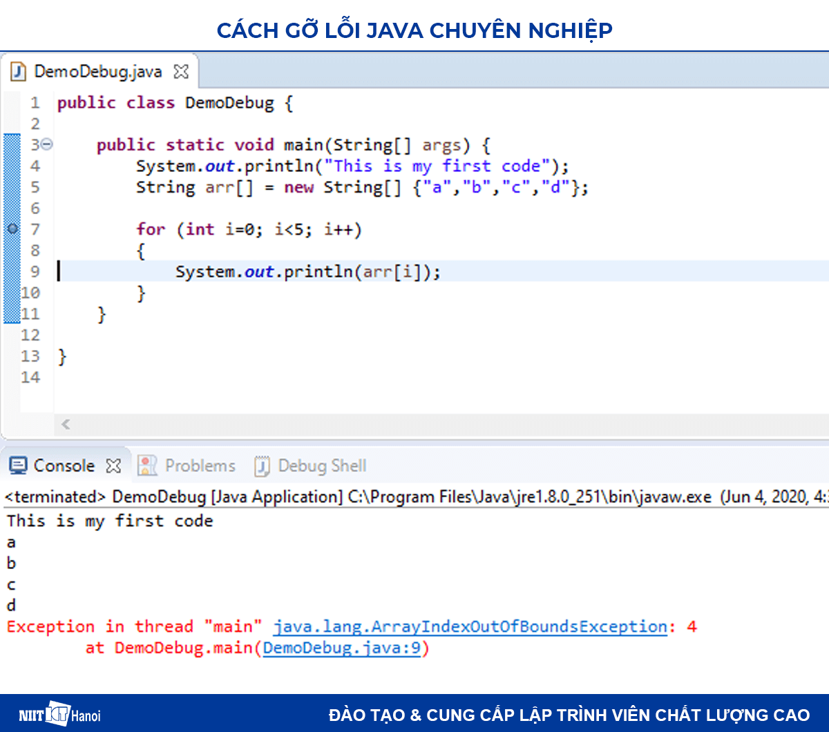 Tùy chọn hỗ trợ gỡ lỗi Java F6 - 2