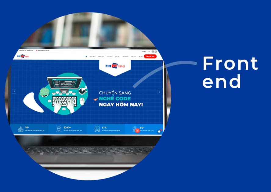 Minh họa về Front end