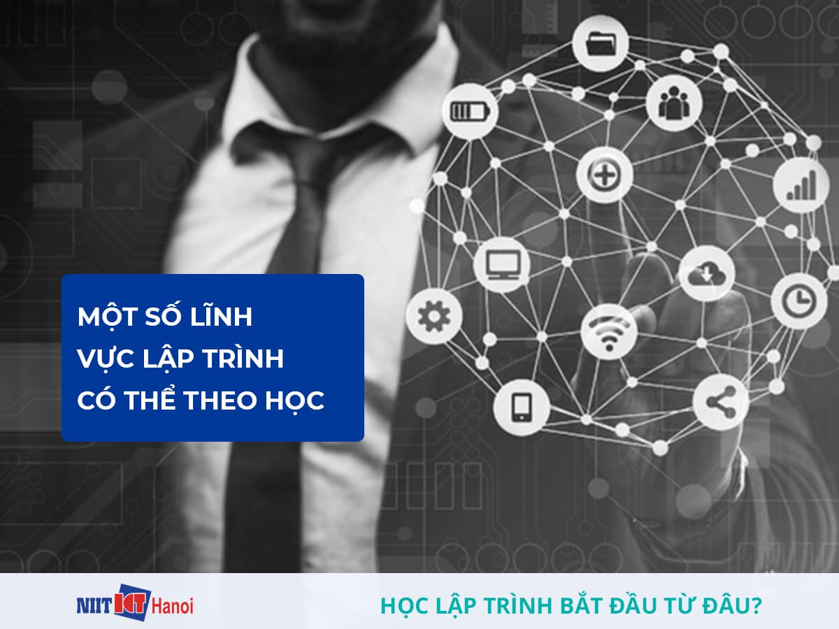 Một số lĩnh vực lập trình có thể theo học