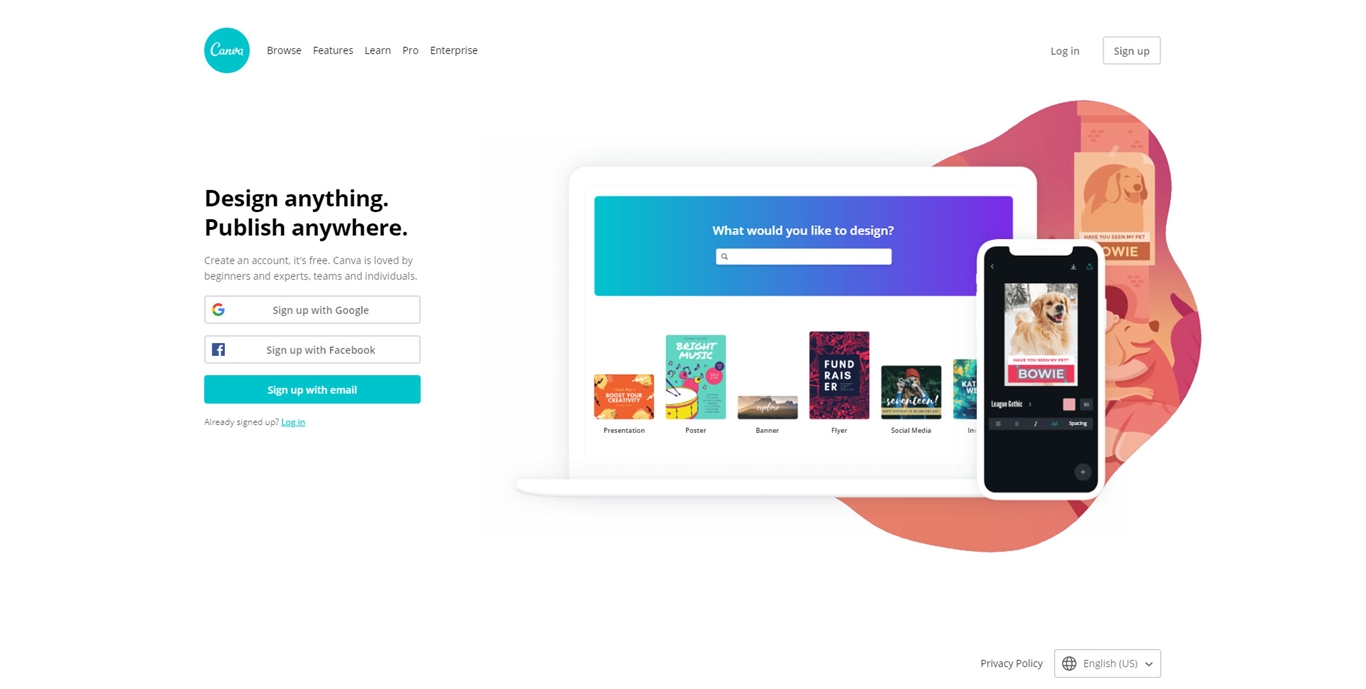 Top 10 Website PHP: Canva