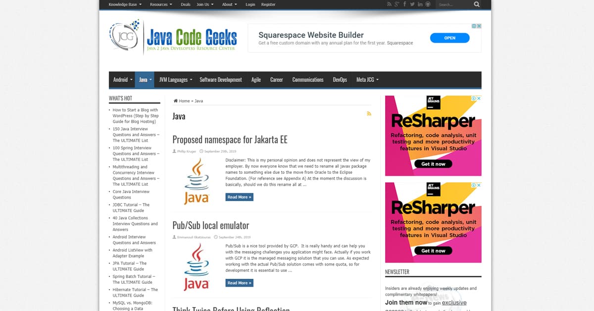 Hướng dẫn Tự học Học Lập trình Java trên Java Code Geeks