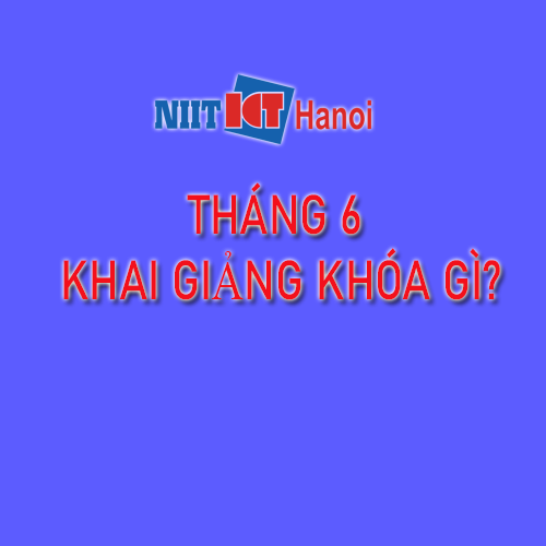 Tháng 6, NIIT-ICT Hà Nội khai giảng khóa nào?