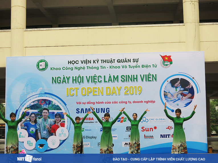 [NIIT-ICT Hà Nội] Mang thông tin bổ ích đến ngày hội việc làm sinh viên Open Day 2019
