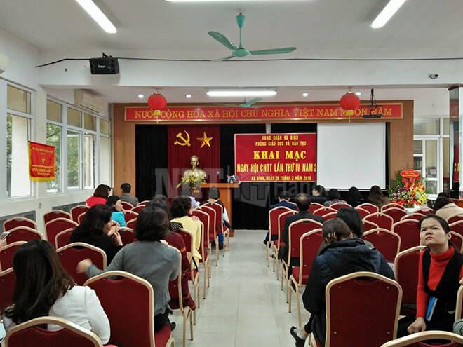  Học viện Quốc tế đào tạo CNTT NIIT-ICT Hà Nội tham dự Ngày hội CNTT Quận Ba Đình lần thứ 4