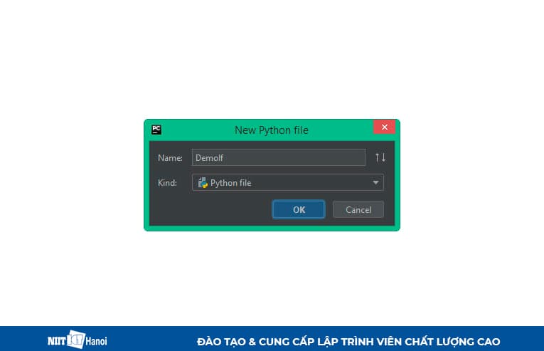 Tạo Project mới trong PyCharm