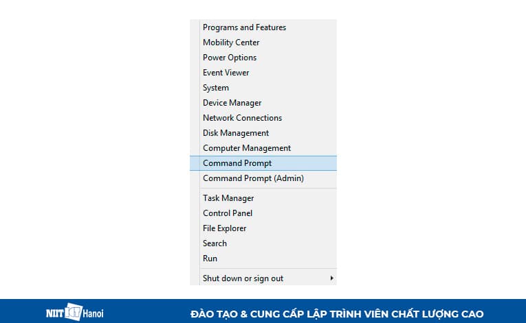 Chạy chương trình Python với Command Prompt