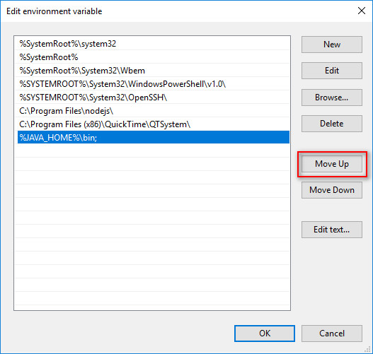 Hướng dẫn cài đặt đường dẫn Path trong System variable: Bước 4