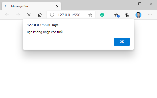 Ví dụ sử dụng prompt trong JavaScript (3)