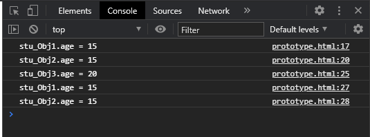 Ví dụ thay đổi nguyên mẫu