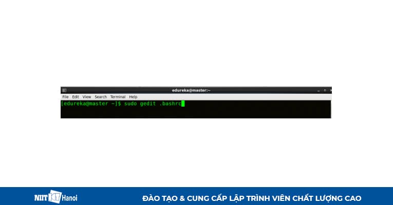 Cài đặt Multi Node Cluster trong Hadoop: Mở file bashrc