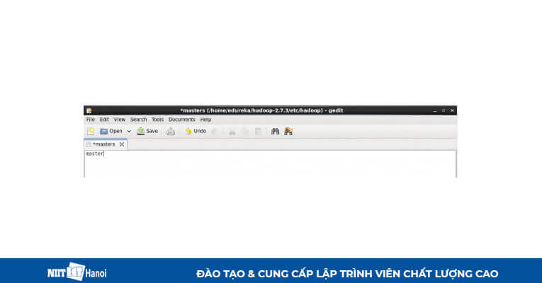 Cài đặt Multi Node Cluster trong Hadoop: Chỉnh sửa file masters