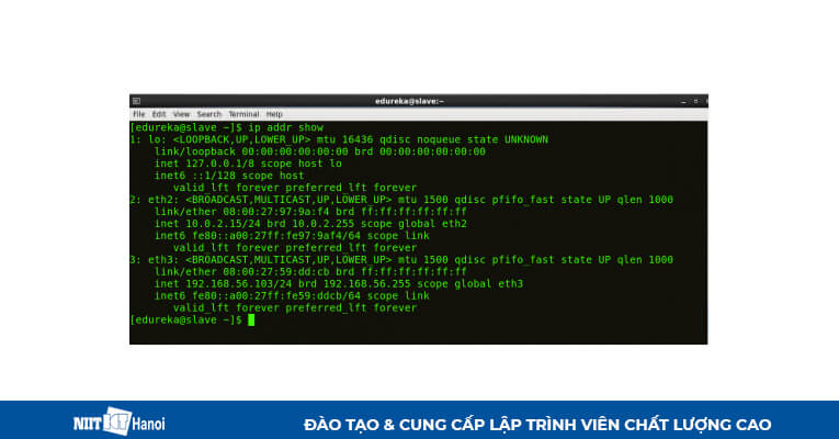 Cài đặt Multi Node Cluster trong Hadoop: Check IP máy phụ