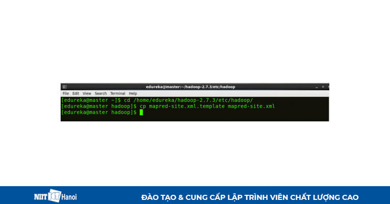 Cài đặt Multi Node Cluster trong Hadoop: Sao chép và chỉnh sửa mapred-site