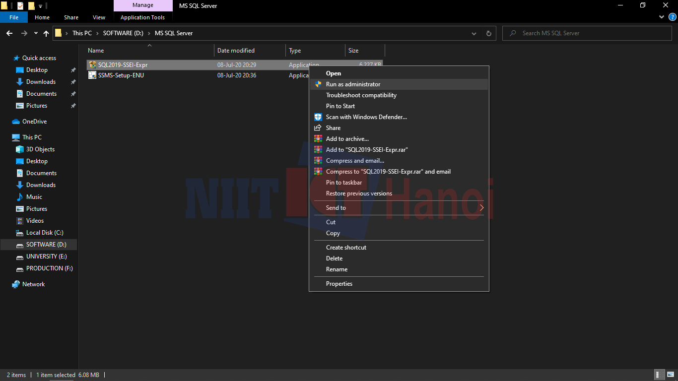 Hướng dẫn cài đặt Microsoft SQL Server (2)