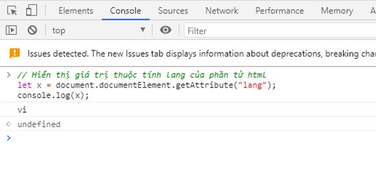 Ví dụ thử nghiệm DOM Selector trên trình duyệt - 2