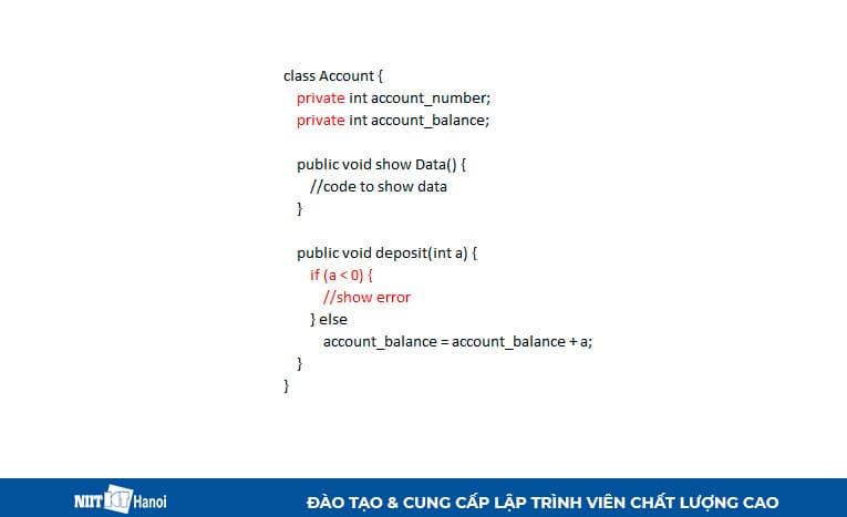 Ví dụ về Encapsulation trong Java OOP: Ứng dụng an toàn nhờ Đóng gói