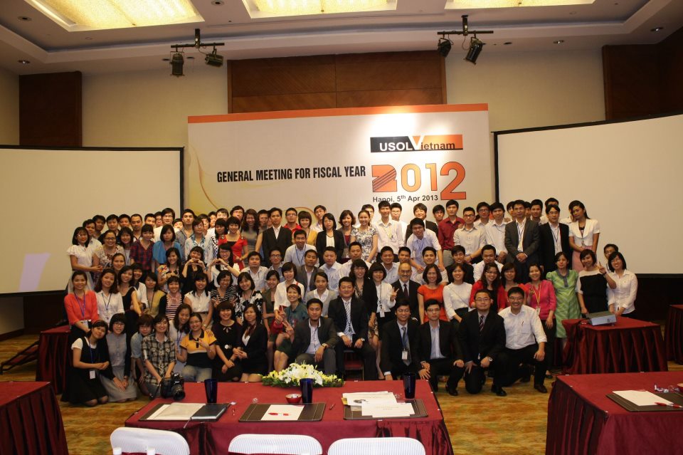Đội ngũ nhân sự tại công ty Usol Việt Nam